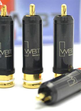 4Pieces Hi-end Audio adapter WBT-0102 Cu Nextgen Copper RCA