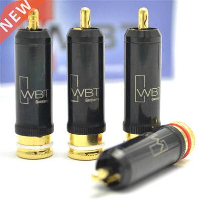 4Pieces Hi-end Audio adapter WBT-0102 Cu Nextgen Copper RCA