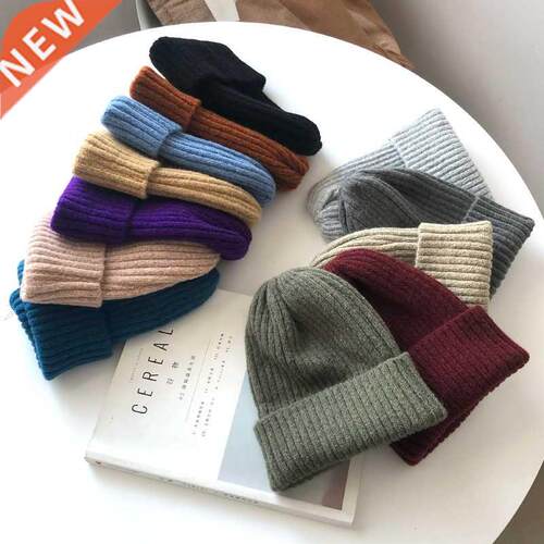 New Candy Colors Winter Hat Women Knitted Hat Warm Soft ndy