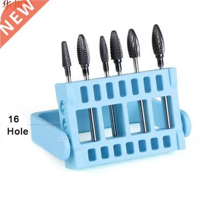 16 hole Nail Drill Bit rack electric manicure machine storag