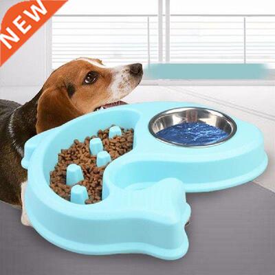 Pet Bowl Fi ape Anti Choking Stop Bloat Non Skid Pet