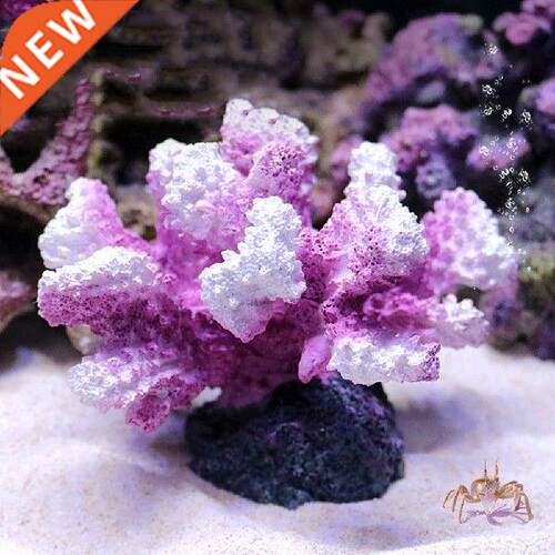 Aquarium Decoration Artificial Coral Reef Resin Sea Plants