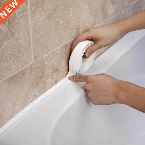 2021 Bathroom Shower Sink Bath Sealing Strip Tape White PVC