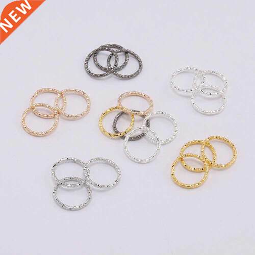 50-100pcs 8-20mm Round Jump Rings Twisted Open Split Rings j