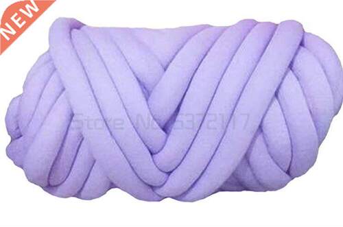 Super Chunky Knit Blanket Yarn Vegan Braid Soft Blanket