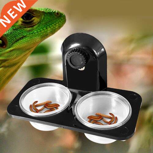 1pcs ABS Reptile Tank Food Water Feeding Bowl Insect Spider