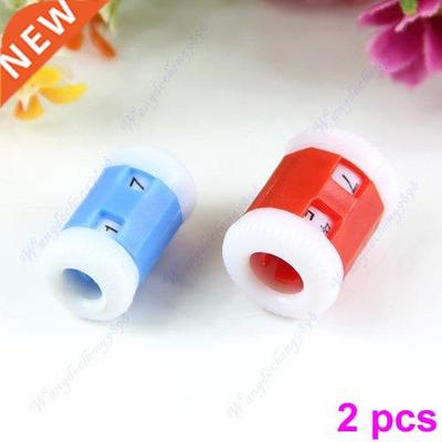 2 pcs 2 Sizes New Plaic Knit Knitting Needles Pride Row Co