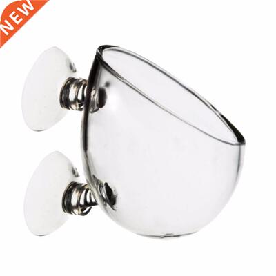 Nicrew Glass Aquarium Grass Planting Pot Decoration Fish Tan