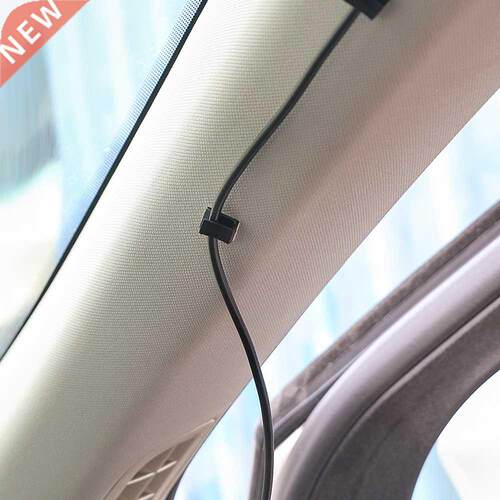 40Pcs Interior Accessories Car Vehicle Data Cord Cable Tie M