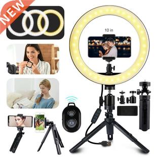 10 Inch Selfie Ring Light With Tripod Stand Cell Phone Hold