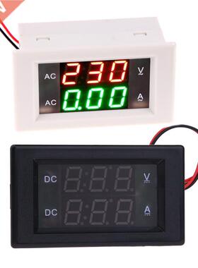 Auto Car DC 0600V LCD Voltmeter Ammeter LED Amp Dual Measure