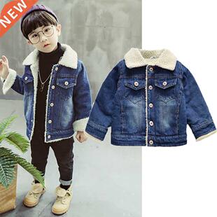 Baby Denim Jacket 2021 Winte New Childen's Clothing Koean