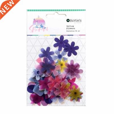 CRZCrafter Vellum Paper Diecuts Ephemera Embellishments Flo