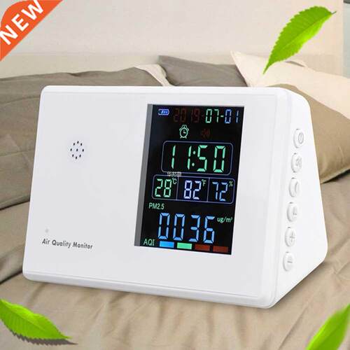 Temperature For CO2 PM2.5 Digital Humidity Rechargeable Offi