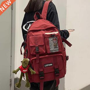 Women Boy Nylon Bckpck Trvel Mesh Femle Student College