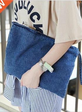 10 pcs New 2022 Women clutch Bag Blue denim Women's Clutche