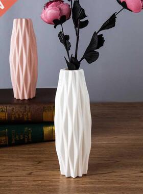 1Pc Plastic vase Nordic vase creative Camellia ornament dry