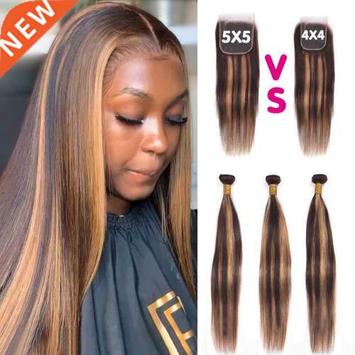 Extensiones de cabello humano brasile o con cierre, mechones