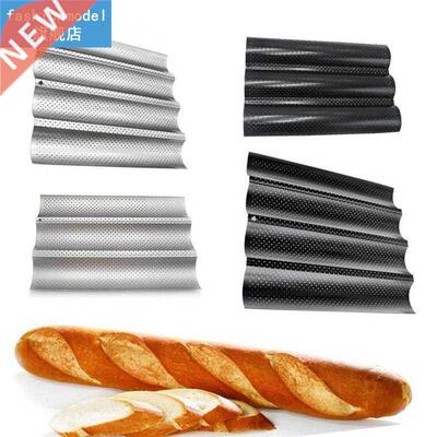 1pc Bread Baking Tray French Bread Pan Non-Stick Coating Wav