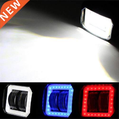 1PC Portable 12V Waterproof Round Angel Eyes LED light