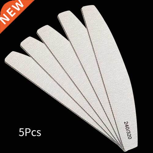 5 pcs/lot Nail File Lime 100/180 Double Side Sanding Buffer