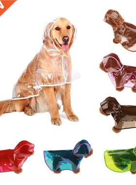 XS-6XL Dog Raincoat Small Medium Big Sized Dogs Pet Waterpro