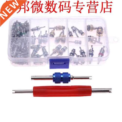 102PCS R134A Arcondtonng A/C Ventel Kleppen + 2 Removal