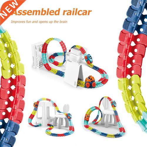 New Electric Climbing Car Toy with Light Rail Car  Toy