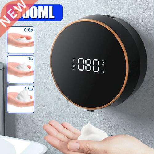 Wall Mounted 300ML LED Temperature Display Automatic Foam