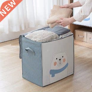 Clothes Storage Bag Cartoon Portable Storage Box Folding