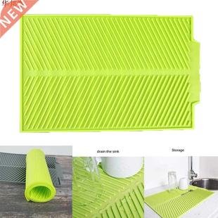 Tapis de séchage de la vaisselle en Silicone | Rectan