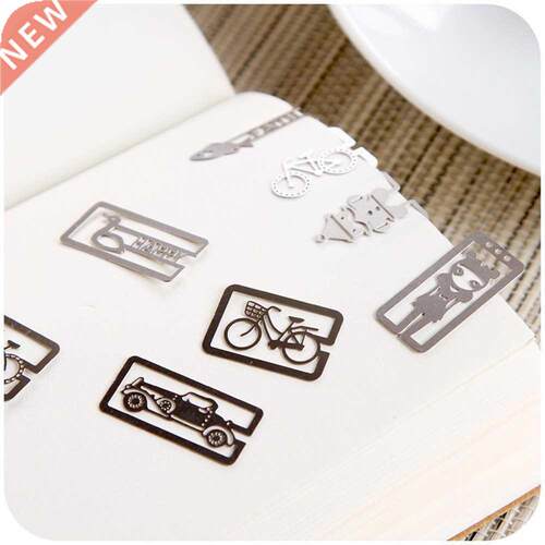 20pcs/set Mini Metal Bookmarks for Book Paper Clips Kawaii S