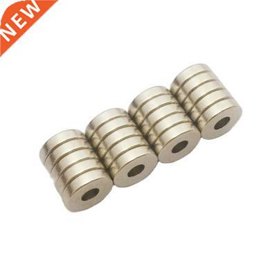 8PCS Magnetic Ring Magnetized Through Diameter N50 Neodymium