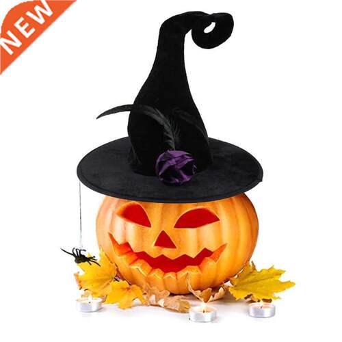 B0KB Halloween Witch Wizard Hat Party Costume Headgear