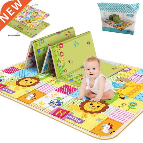 180x100 Foldable Baby Play Mat Educational Children's Carpet