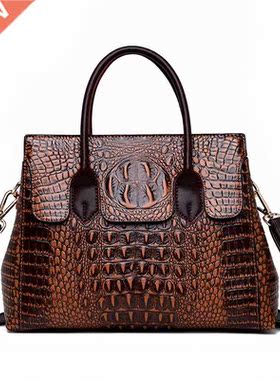 Women Handbag Genuine Leather Bags Women Crocodile Luxury Ha