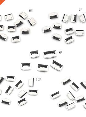 10 X 10 Pin Flip Type Flat Cable Connector Bottom Contact FP