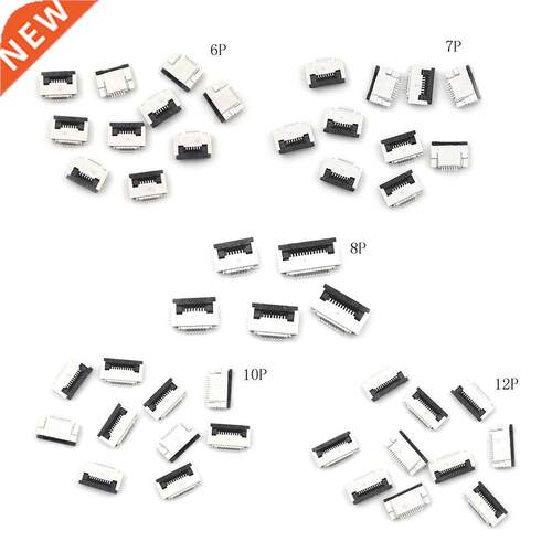 10 X 10 Pin Flip Type Flat Cable Connector Bottom Contact FP