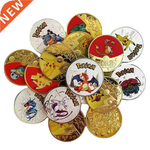 NEW Pokemon Anime Gold Plated Gold Coin Game Commemorative C