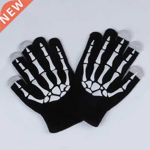 New Mgic Touch Screen Bone Hlloween Horror Skull Clw Ske