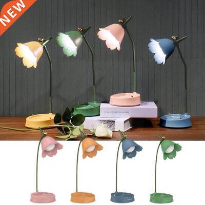 Led Table Light Flower Bird Night Light Desk Lamp Bedroom