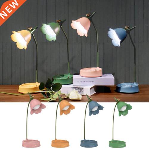 Led Table Light Flower Bird Night Light Desk Lamp Bedroom