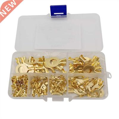 150Pcs/Box Brass M3 M4 M5 M6 M8 M10 Ring Lugs Copper Crimp T