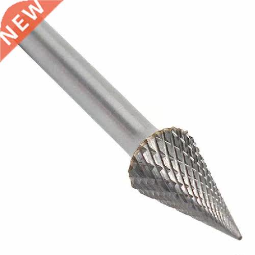New Tungsten Carbide Burr Pointed Cone Shape Double Cut