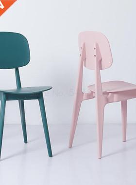 Nordic designer net red dining chair fashion simple color