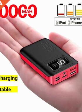 Mini Power Bank Dual USB LED Type-c 20000 mAh Mobile Phone P