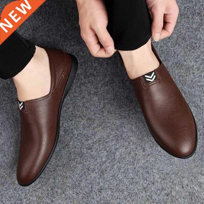 Men's Peas oes Comfortable Genuine Leather Men Casual oe