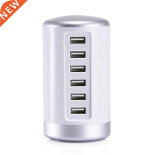 Port USB Travel Wall Charger 6 USB Desktop Charging Station