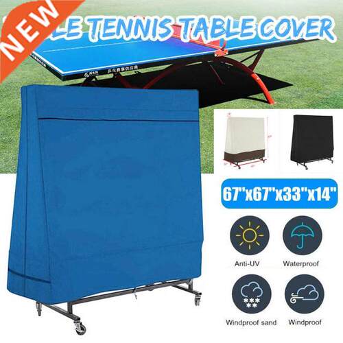 Ping-Pong Table Dust Covers Oxford Waterproof Outdoor Rain W