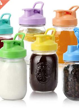 Mason Jar Lids, 6 Pack Regular Mouth Mason Jar Lids Reusable